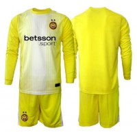 Inter Milan Keeper Bortedraktsett Barn 2025-26 Langermet (+ Korte bukser)